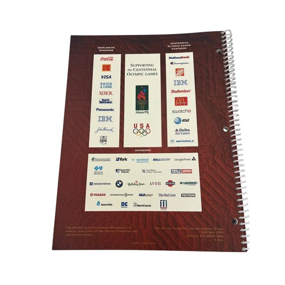 1996 Atlanta Olympics Staff Leadership Handbook + Guide & Catalog Lot Set - Picture 7 of 11